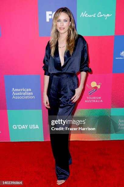 Jessica McNamee attends G'Day USA and The American Australian Association 2022 G'Day AAA Arts Gala at JW Marriott Los Angeles L.A. LIVE on June 11,...