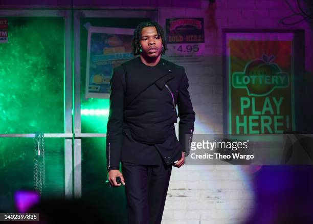 Lil Baby performs during "Untrapped: The Story of Lil Baby" premiere at the 2022 Tribeca Festival at Beacon Theatre on June 11, 2022 in New York City.