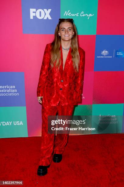 Flip attends G'Day USA and The American Australian Association 2022 G'Day AAA Arts Gala at JW Marriott Los Angeles L.A. LIVE on June 11, 2022 in Los...