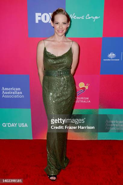 Katherine Hicks attends G'Day USA and The American Australian Association 2022 G'Day AAA Arts Gala at JW Marriott Los Angeles L.A. LIVE on June 11,...