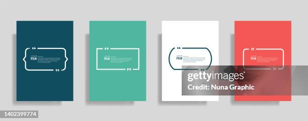 quote design bubble vector - round comma stock illustrations