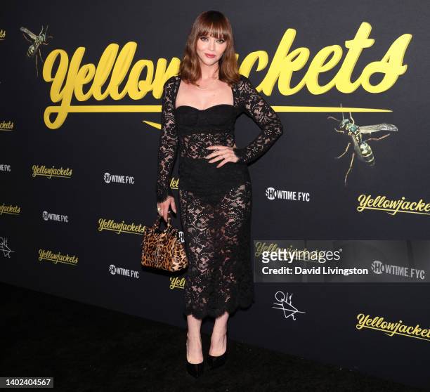 Christina Ricci attends Showtimes's "Yellowjackets" FYC event at Hollywood Forever on June 11, 2022 in Hollywood, California.