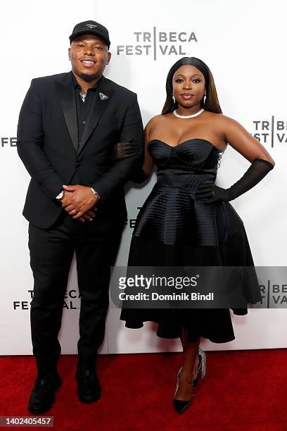 Two Lewis and Naturi Naughton attend "88" premiere during the 2022 Tribeca Festival at Village East Cinema on June 11, 2022 in New York City.
