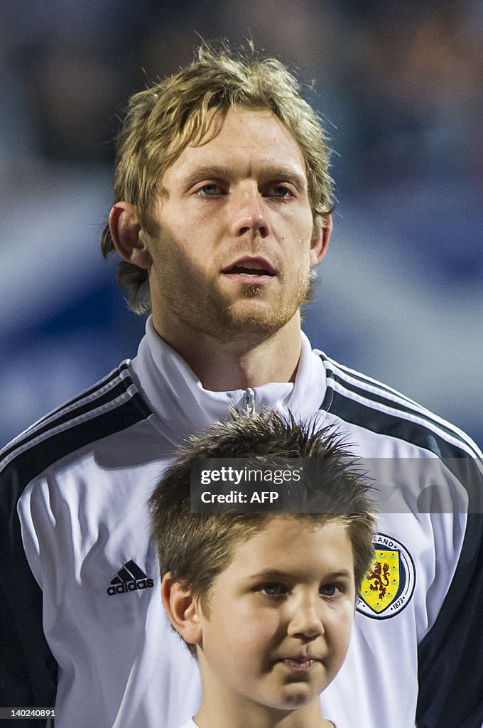 Craig Mackail-Smith of Scotland poses be