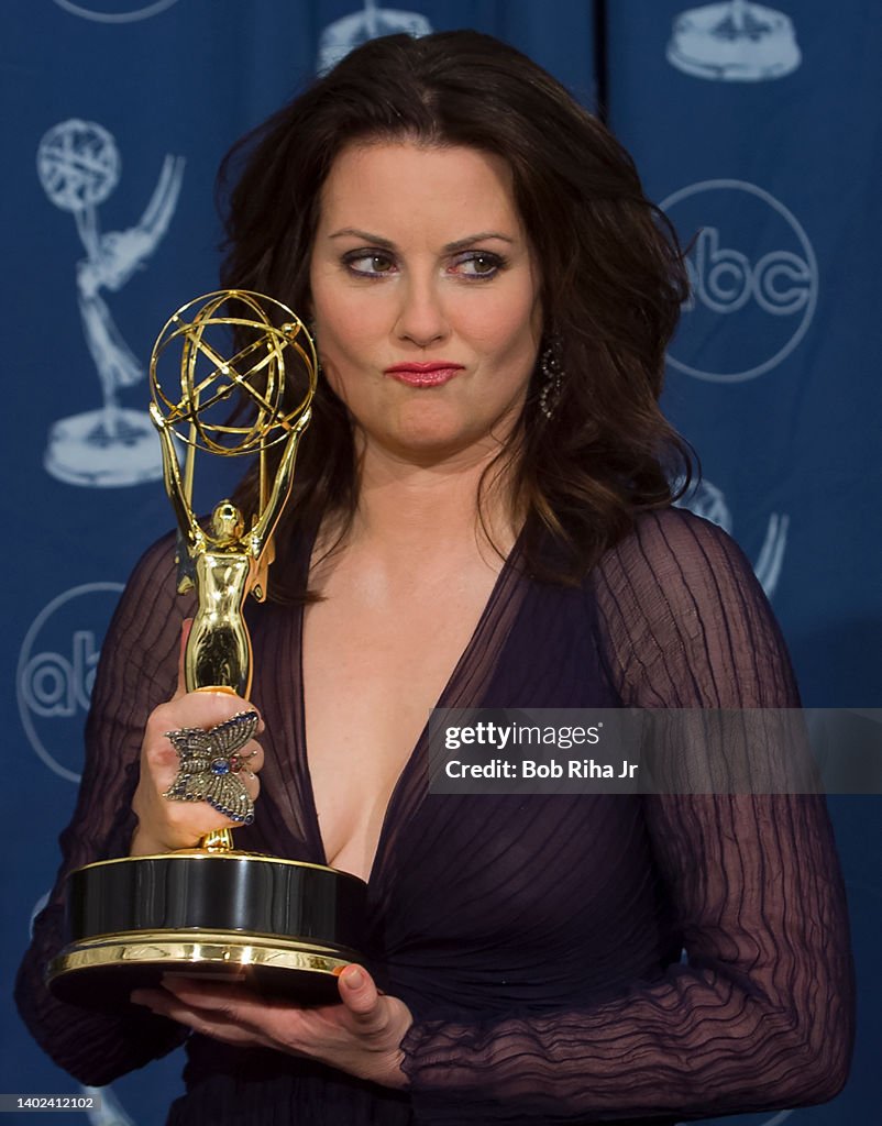 Winner Megan Mullally at Emmy Awards Show 2000