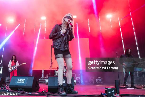 Sky Ferreira performs in concert during Primavera Sound Festival, Weekend 2, Day 3 on June 11, 2022 in Barcelona, Spain.