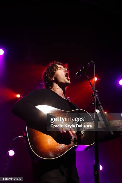 Singer Dean Lewis performs at The Observatory North Park on June 11, 2022 in San Diego, California.