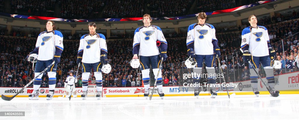 St. Louis Blues v Winnipeg Jets