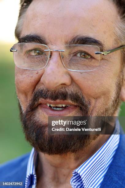 Kabir Bedi attends the Filming Italy 2022 photocall on June 12, 2022 in Santa Margherita di Pula, Italy.