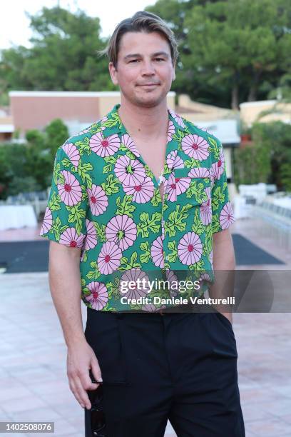 Josh Hartnett attends the Filming Italy 2022 red carpet on June 12, 2022 in Santa Margherita di Pula, Italy.