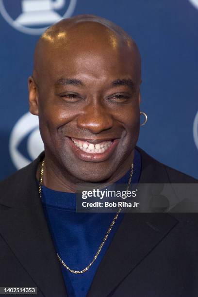 Michael Clarke Duncan backstage at the 42nd Annual Grammy Awards, February 23, 2000 in Los Angeles, California.