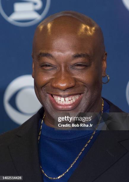 Michael Clarke Duncan backstage at the 42nd Annual Grammy Awards, February 23, 2000 in Los Angeles, California.