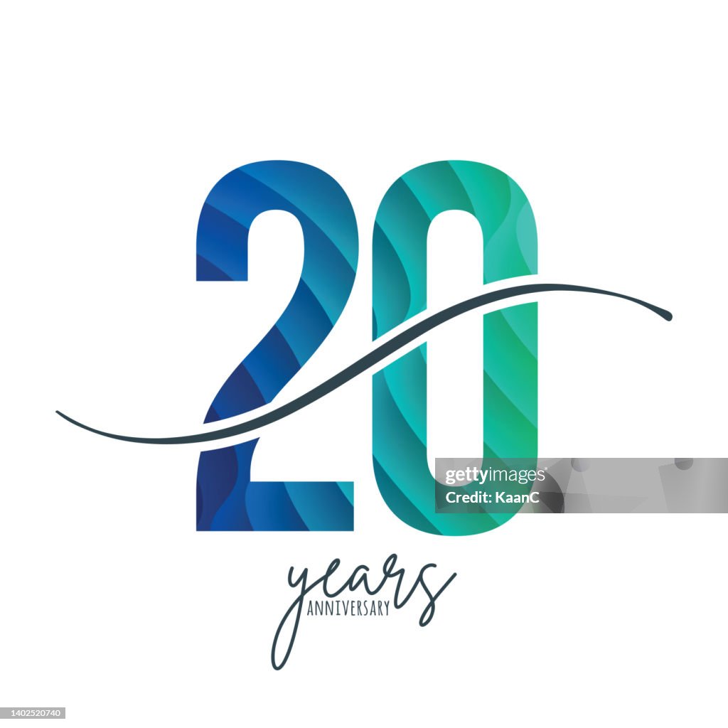 Abstract number, Anniversary logo template isolated, anniversary number, sunburst anniversary vector stock illustration