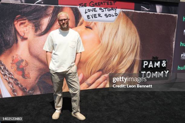 Seth Rogen attends Los Angeles FYC "Clips + Conversation" event for Hulu's "Pam & Tommy" at El Capitan Theatre on June 12, 2022 in Los Angeles,...