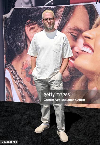 Seth Rogen attends the Los Angeles FYC "Clips + Conversation" Event for Hulu's "Pam & Tommy" at El Capitan Theatre on June 12, 2022 in Los Angeles,...