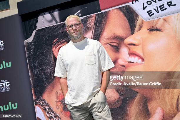 Seth Rogen attends the Los Angeles FYC "Clips + Conversation" Event for Hulu's "Pam & Tommy" at El Capitan Theatre on June 12, 2022 in Los Angeles,...