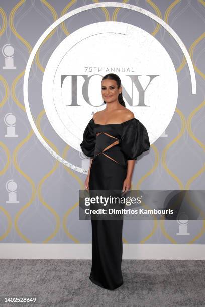 Lea Michele attends the 75th Annual Tony Awards at Radio City Music Hall on June 12, 2022 in New York City.