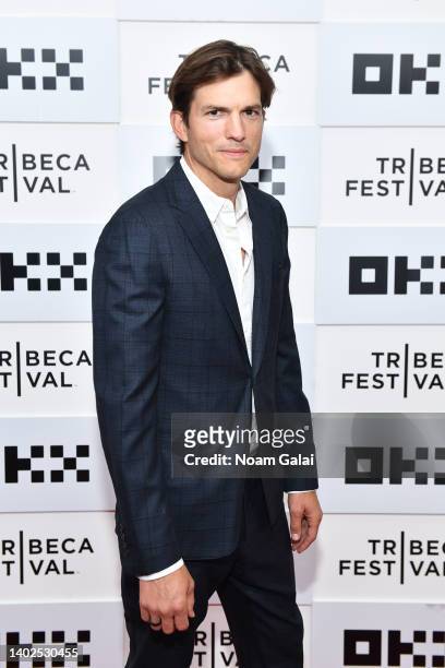 Ashton Kutcher attends "Vengeance" premiere during the 2022 Tribeca Festival at BMCC Tribeca PAC on June 12, 2022 in New York City.