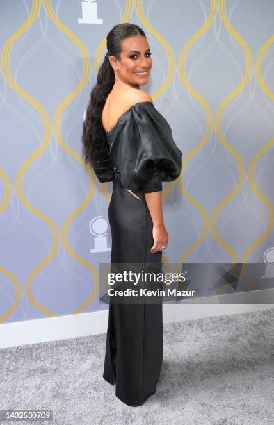 Lea Michele attends the 75th Annual Tony Awards at Radio City Music Hall on June 12, 2022 in New York City.