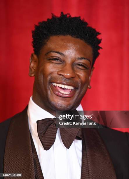 Dex Lee Partner Dex Lee attends the 2022 British Soap Awards at Hackney Empire on ...