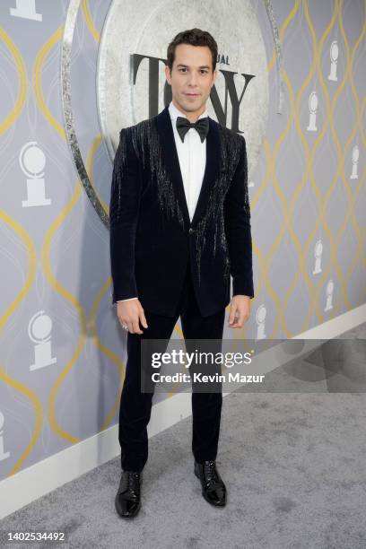 Skylar Astin attends the 75th Annual Tony Awards at Radio City Music Hall on June 12, 2022 in New York City.