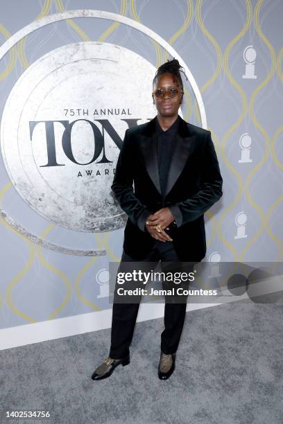 Mickalene Thomas attends the 75th Annual Tony Awards at Radio City Music Hall on June 12, 2022 in New York City.