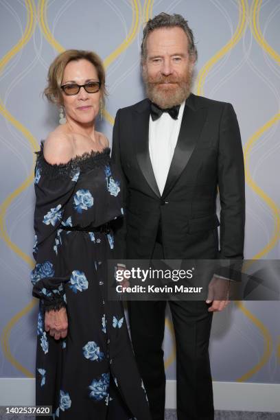 Robin Dearden and Bryan Cranston attend the 75th Annual Tony Awards at Radio City Music Hall on June 12, 2022 in New York City.