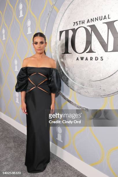 Lea Michele attends the 75th Annual Tony Awards at Radio City Music Hall on June 12, 2022 in New York City.