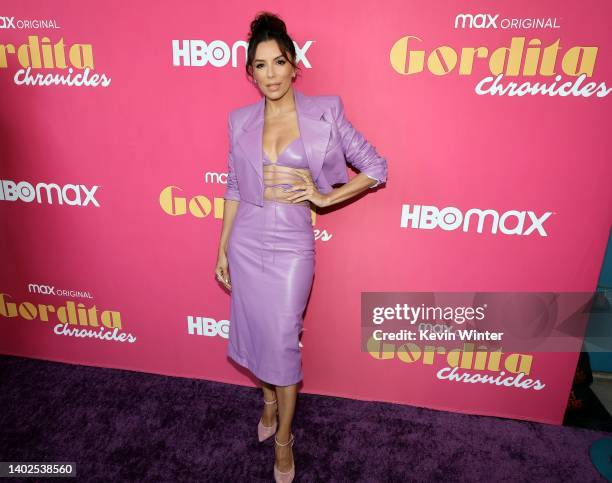 Eva Longoria attends HBO Max Original Series "GORDITA CHRONICLES" Los Angeles Premiere at Valentine DTLA on June 12, 2022 in Los Angeles, California.