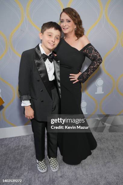 Eli Benjamin Wahl and Rachel Dratch attend the 75th Annual Tony Awards at Radio City Music Hall on June 12, 2022 in New York City.