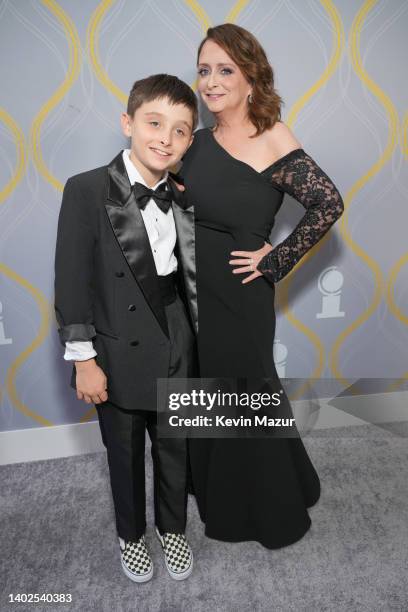 Eli Benjamin Wahl and Rachel Dratch attend the 75th Annual Tony Awards at Radio City Music Hall on June 12, 2022 in New York City.