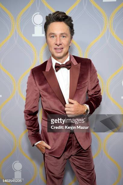 Zach Braff attends the 75th Annual Tony Awards at Radio City Music Hall on June 12, 2022 in New York City.