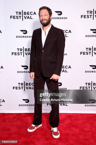 Ebon Moss-Bachrach attends "The Bear" premiere during the 2022 Tribeca Festival at SVA Theater on June 12, 2022 in New York City.