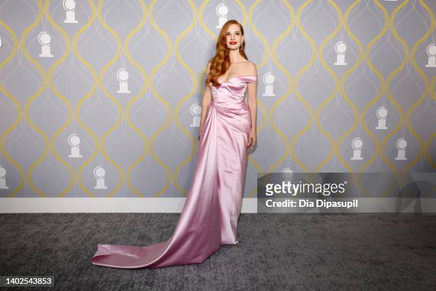 Jessica Chastain attends the 75th Annual Tony Awards at Radio City Music Hall on June 12, 2022 in New York City.