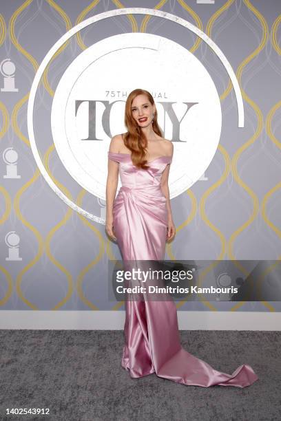 Jessica Chastain attends the 75th Annual Tony Awards at Radio City Music Hall on June 12, 2022 in New York City.