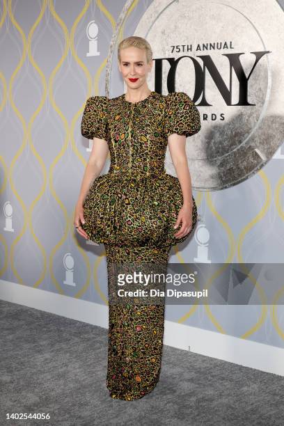 Sarah Paulson attends the 75th Annual Tony Awards at Radio City Music Hall on June 12, 2022 in New York City.