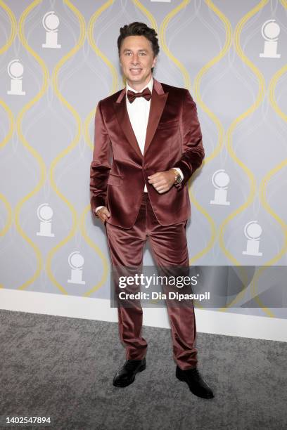 Zach Braff attends the 75th Annual Tony Awards at Radio City Music Hall on June 12, 2022 in New York City.