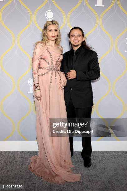 Paris Jackson and Michael Joseph Jackson Jr. Attend the 75th Annual Tony Awards at Radio City Music Hall on June 12, 2022 in New York City.