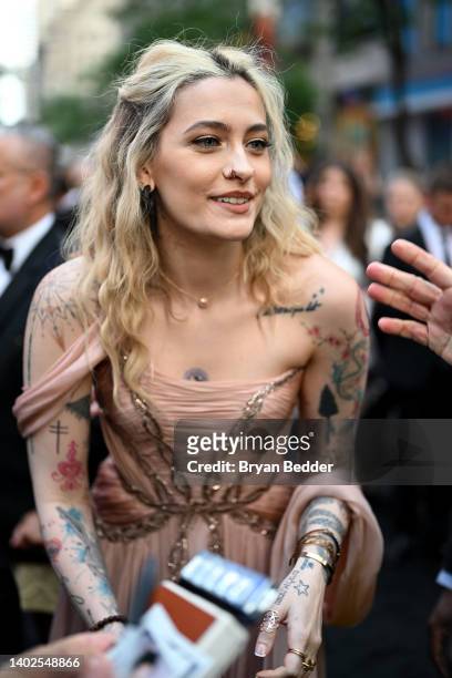 Paris Jackson attends the 75th Annual Tony Awards at Radio City Music Hall on June 12, 2022 in New York City.