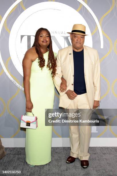 Laurence Fishburne attends the 75th Annual Tony Awards at Radio City Music Hall on June 12, 2022 in New York City.