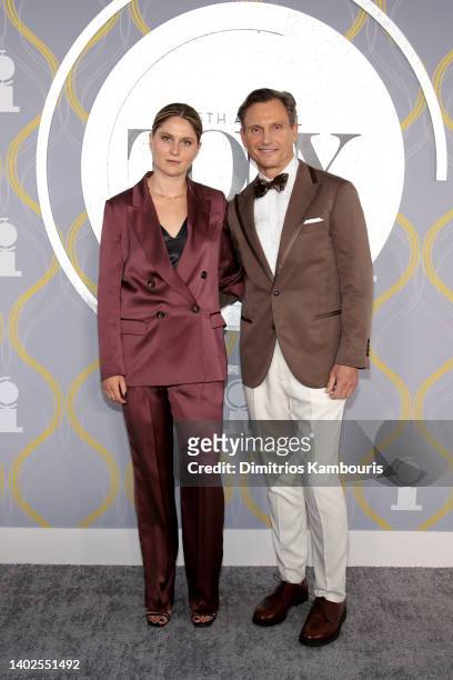 Anna Musky-Goldwyn and Tony Goldwyn attend the 75th Annual Tony Awards at Radio City Music Hall on June 12, 2022 in New York City.