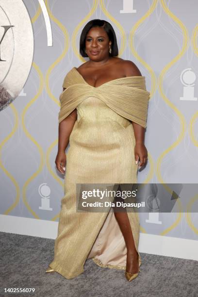 Uzo Aduba attends the 75th Annual Tony Awards at Radio City Music Hall on June 12, 2022 in New York City.