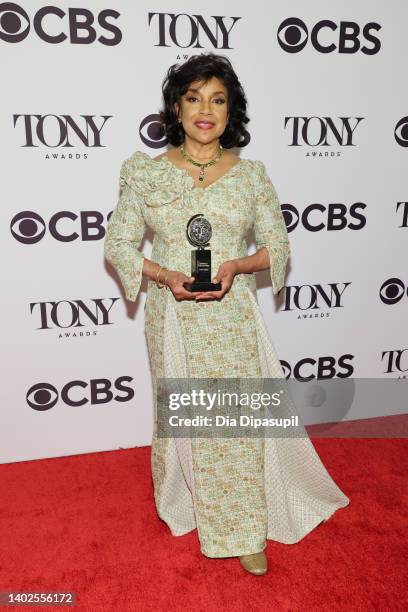 Phylicia Rashad poses in the press room after winning Best Performance by a Featured Actress in a Play for "Skeleton Crew as Faye" during the 75th...