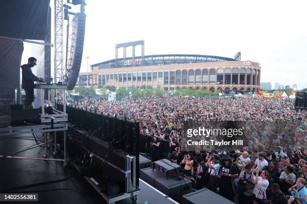 Kaytranada performs onstage during 2022 Governors Ball Music Festival - Day 3 at Citi Field on June 12, 2022 in New York City.