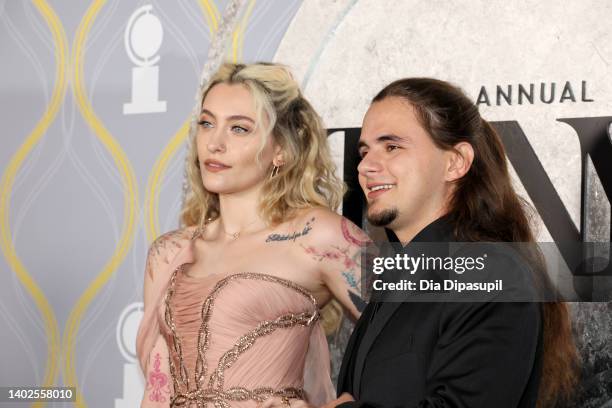 Paris Jackson and Michael Joseph Jackson Jr. Attend the 75th Annual Tony Awards at Radio City Music Hall on June 12, 2022 in New York City.