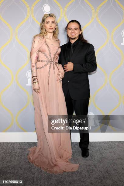 Paris Jackson and Michael Joseph Jackson Jr. Attend the 75th Annual Tony Awards at Radio City Music Hall on June 12, 2022 in New York City.