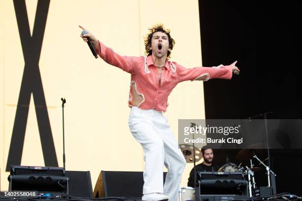 Max performs on day 2 of Parklife Festival at Heaton Park on June 12, 2022 in Manchester, England.