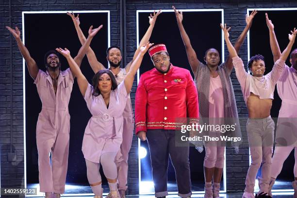 Jaquel Spivey performs a number from "A Strange Loop" onstage at the 75th Annual Tony Awards at Radio City Music Hall on June 12, 2022 in New York...