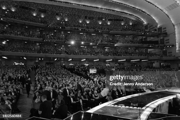 Audience during the 75th Annual Tony Awards at Radio City Music Hall on June 12, 2022 in New York City.