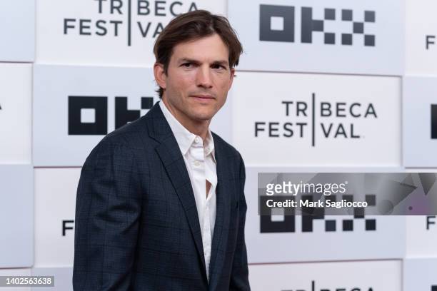 Actor Ashton Kutcher attends the premiere of "Vengeance" during the 2022 Tribeca Festival at BMCC Tribeca PAC on June 12, 2022 in New York City.